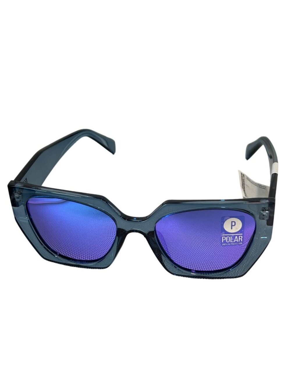Kreedom Polarized Sunglasses UV Protection Blue Frame Fashion Eyewear Trendy NEW
